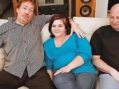 Chubby Wifey Fucked By Two Cocks Free Hd Porn Be Xhamster